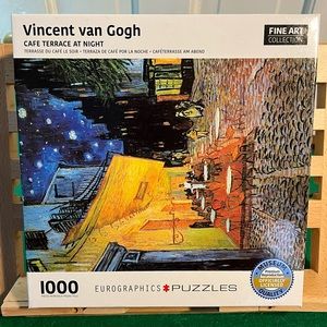 New EuroGraphics Van Gogh “Café Terrace at Night” 1000 Piece Puzzle